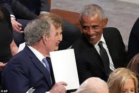 George W. Bush's 'bromance' with Obama ...