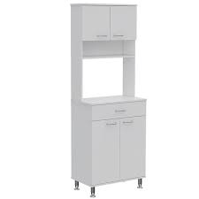 Customize your pantries for an ideal setup with adjustable baskets. Della 66 High Pantry Cabinet In White Walmart Com Walmart Com