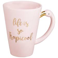 13 98 Tropicool Flamingo Porzellanbecher Produktdetails 13 98 Verkauf Im 2er Set D H 6 99 Pro Stuck Tazas Bonitas Porcelana Tazas