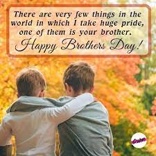 Siblings naturally have a very strong bond, but growing up with siblings can be really special, especially when it comes to getting into trouble and making plans to save each other from getting scolded. Happy Brothers Day 2021 Quotes Wishes With Images