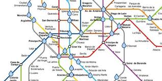 Fecha de apertura estaciones del metro. Mapa De Las Estaciones De Metro De Madrid Con Gel Hidroalcoholico