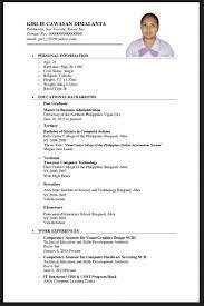 Also called a cv or vita, the curriculum vitae is, as its name suggests, an overview of your life's accomplishments, most specifically those that are relevant to the academic realm. Sample Application Letter For Elementary Applicant Philippines Resumesdesign Application Letters Sample Resume Templates Sample Application Letter