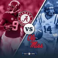 Image result for bama ole miss football