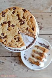Chocolate Chip Cookie Layer Cake