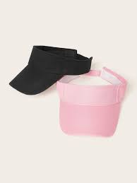 2pcs Solid Visor Hat Shein Usa Visor Hats Visor Hats