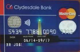 If you travel frequently, you could benefit from details of your monthly outgoings such as your mortgage, rent and loan payments. Bank Card Clydesdale Bank Clydesdale Bank United Kingdom Of Great Britain Northern Ireland Col Gb Mc 0104