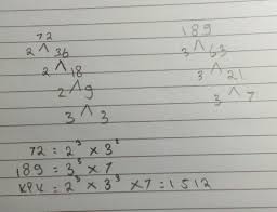 Fpb dari 60 dan 72 berapa fpb dari 60 dan 72. Kelipatan Persekutuan Terkecil Atau Kpk Dari 72 Dan 189 Dalam Bentuk Faktorisasi Adalah Brainly Co Id