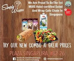 Simply Wrapps Food Kiosk Light Bites Food Beverage Plaza Singapura