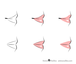 More images for how to draw anime lips step by step easy » How To Draw Anime Lips Tutorial Animeoutline