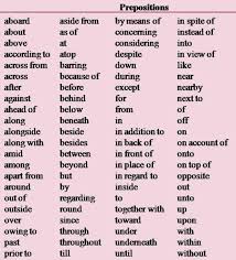 Prepositions