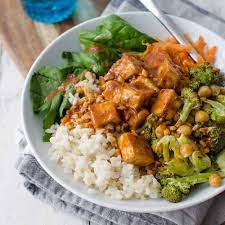 Peanut Tofu Buddha Bowl Video Delish Knowledge Recipe Buddha Bowls Recipe Recipes Vegan Buddha Bowl