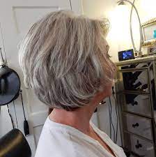 Fifty Not Frumpy Highlights And Lowlights Hair Highlights Transition To Gray Hair Silver White Hair