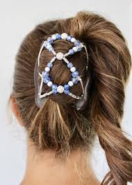 Fine Hair Clip Light Blue Crystals Magic Hair Clip Etsy Decorative Hair Combs Thick Hair Styles Magic Hair