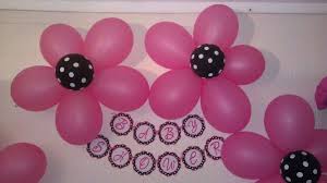 New pink floral hello baby baking cups price $0.99 quick view. Black And White Polka Dots And Damask With Fuschia Hot Pink Accents Baby Shower Party Ideas Photo 4 Of 12 Catch My Party