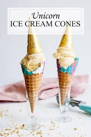 Magical Unicorn Ice Cream Cones Recipe Dipped Ice Cream Cones Dips Ice Cream Colorful Desserts