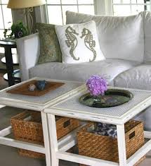 Coffee table storage zu spitzenpreisen. Coastal Wicker Baskets Decorative Storage Ideas For A Beach House
