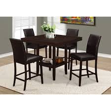 Modern furniture and accessories at the lowest possible prices. Contemporary 4 Seat Square Dining Table With Shelf Cappuccino Best Buy Canada