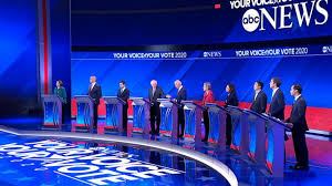 Protesters Interrupt Biden During Democratic Debate Video Abc News