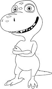 The tyrannosaurus named buddy is one of the main characters of the series. Drawing Buddy Of Dinosaur Train Coloring Page