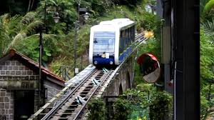 At the upper station, head to the skywalk plaftorm to enjoy a most amazing view! Phc Penang Hill Funicular Railway Garaventa Cwa Tram Departing Lower Station Youtube