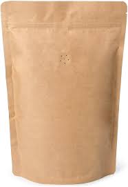 Buy 250g 8oz 1 2lb Kraft Paper Stand Up Zipper Pouches Coffee Bags Coffee Pouches With Valve Pack Of 50 Online In Vietnam B00m56lani