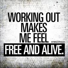 @sgrstk on ig feel free to quote me the captain. Working Out Makes Me Feel Free And Alive Fitness Motivation Quotes Gym Quote Gym Motivation Quotes