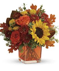 Hello Autumn Fall Bouquets Fall Flowers Sunflowers And Roses