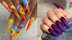 * check the end of the post for an update and video link showing how to fill the nails after your nails turned out great! Nail Designs 2020 Long Acrylic Nail Ideas For Girls Naily Plus Youtube