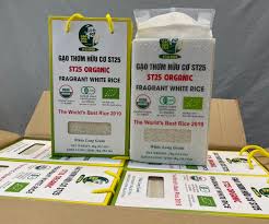 Gạo Hữu Cơ ST25 Ông Cua chính hãng - Hộp 2kg