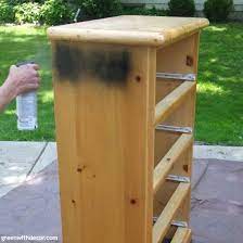 How to paint wood furniture. How To Paint A Dresser Green With Decor