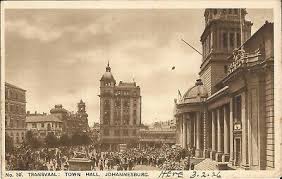 Johannesburg Transvaal South Africa Town Hall Sepia In 2020 South Africa Johannesburg Africa