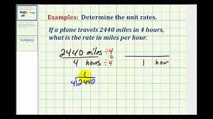 It's not only applicable to compensation, knowing how to by putting the formula to work, we arrive at a php115.00 hourly rate if the basic salary of the employee is php20, 000.00 per month. Example 1 Determine Unit Rate Mph Youtube