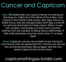 You have what he he is a man who insists on a lot of things, you will wonder, why he can't just go with the flow? Cancer And Capricorn Cancerwalls