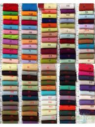 Color Swatches Color Chart Real Color Samples Of Chiffon Satin Elastic Satin Organza Etc