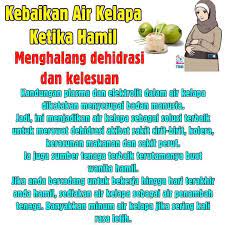 Manfaat air kelapa hijau sangat bisa dirasakan jika air kelapanya tidak terkontaminasi zat lain. Kebaikan Air Kelapa Ketika Hamil Supplement Ibu Mengandung Facebook