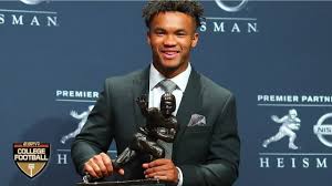 The heisman trophy, first awarded in 1935 under a different name, was given to the top college football player in america on saturday night in new york city. Kyler Murray Wins The 2018 Heisman Trophy College Football 2018 Youtube