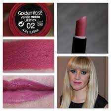 golden rose velvet matte ruzevi sve nijanse recenzija swatchevi rose velvet golden rose golden rose lipstick