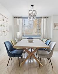 Different Color Chairs Dining Room Arredamento