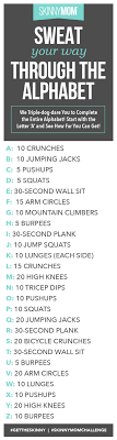 Exercise Through The Alphabet Fitness Exercise Health