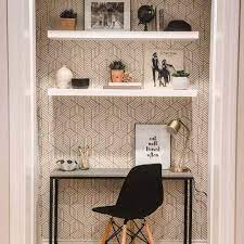 See more ideas about closet office, home office closet, closet desk. 15 Beautiful Closet Offices That Prove Bigger Isn T Always Better