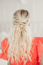 Knotted Braid Hair Tutorial Twist Me Pretty Spring Break Hairstyles Braided Hair Tutorial Hair Tutorial