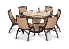 Brown rectangular counter height table, paired with charcoal gray chairs, set on a beige rug. Durian Feng 35404 Six Seater Dining Table Set Beige Amazon In Furniture