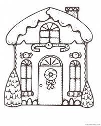 Add your own special touch to these coloring pages. Printable Gingerbread House Coloring Pages For Kids Drawing With Crayons