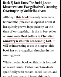 The social justice movement and evangelicalism's looming catastrophe.just as the san andreas fault creates a stark dividing line between two moving tectonic plates, so a dividing line is splitting down the middle of christian evangelicalism. Voddie Baucham Ministries Facebook