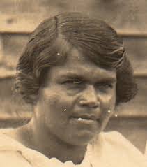 Tji:Auwin aka: Toby Brim standing third from the left PHOTO: Year unknown,  Wrights Creek, Barron Gorge Tji:Auwin aka: Toby Brim,