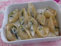 Conchiglioni Ripieni Di Zucchine E Gamberetti Qualcosadibuono