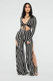 Black And White Striped Jumpsuit Pin On Beauty
