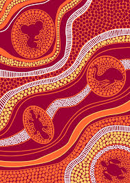 Authentic Aboriginal Art Animals Mini Art Print By Hogarth Arts Without Stand 3 X 4 Aboriginal Art Animals Aboriginal Art Aboriginal Dot Painting