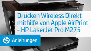 Hp laserjet pro m12w sub $100 laser printer review. Drucken Wireless Direkt Mithilfe Von Apple Airprint Hp Laserjet Pro M275 Youtube