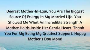 Blessed to be in a family where a lovely mother lives filled with all her love! Happy Mother S Day Wishes From Son Daughter In Law 2020 Sms Quotes Etandoz